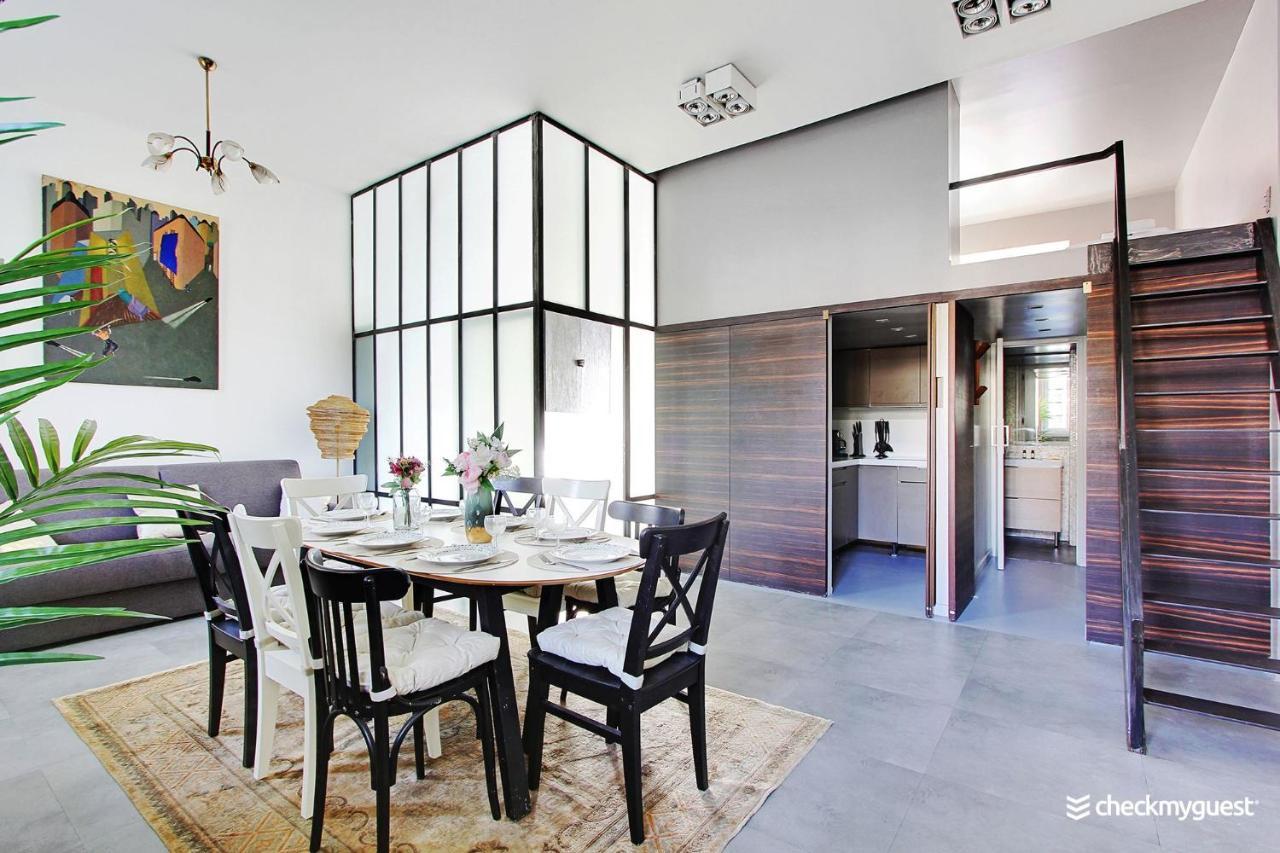 Superbe Loft 2Br - Buttes Chaumont Daire Paris Dış mekan fotoğraf