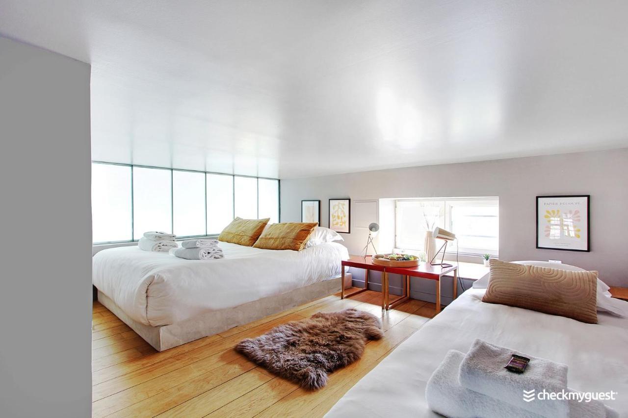 Superbe Loft 2Br - Buttes Chaumont Daire Paris Dış mekan fotoğraf